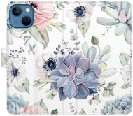 iSaprio flip pouzdro Succulents pro iPhone 13 - Phone Cover