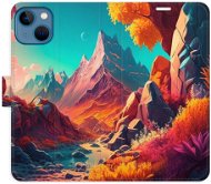 iSaprio flip puzdro Colorful Mountains na iPhone 13 - Kryt na mobil