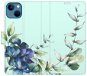 iSaprio flip pouzdro Blue Flowers pro iPhone 13 - Phone Cover