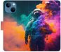 iSaprio flip pouzdro Astronaut in Colours 02 pro iPhone 13 mini - Phone Cover