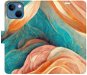 iSaprio flip puzdro Blue and Orange pre iPhone 13 mini - Kryt na mobil