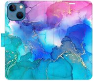 iSaprio flip pouzdro BluePink Paint pro iPhone 13 mini - Phone Cover