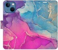 iSaprio flip puzdro Colour Marble 02 pre iPhone 13 mini - Kryt na mobil