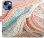 iSaprio flip puzdro Colour Marble pre iPhone 13 mini - Kryt na mobil
