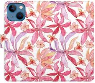 iSaprio flip pouzdro Flower Pattern 10 pro iPhone 13 mini - Phone Cover