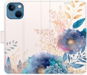 iSaprio flip puzdro Ornamental Flowers 03 pre iPhone 13 mini - Kryt na mobil
