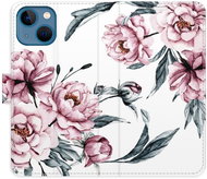 iSaprio flip pouzdro Pink Flowers pro iPhone 13 mini - Phone Cover