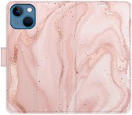 iSaprio flip puzdro RoseGold Marble pre iPhone 13 mini - Kryt na mobil