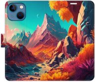 iSaprio flip pouzdro Colorful Mountains pro iPhone 13 mini - Phone Cover