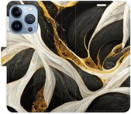 iSaprio flip pouzdro BlackGold Marble pro iPhone 13 Pro - Phone Cover