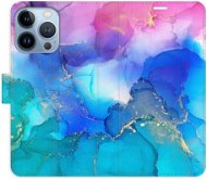 iSaprio flip pouzdro BluePink Paint pro iPhone 13 Pro - Phone Cover