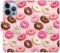 iSaprio flip pouzdro Donuts Pattern 03 pro iPhone 13 Pro - Phone Cover