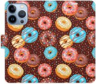 iSaprio flip pouzdro Donuts Pattern pro iPhone 13 Pro - Phone Cover