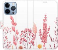 iSaprio flip puzdro Pink Flowers 03 pre iPhone 13 Pro - Kryt na mobil