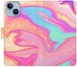 iSaprio flip pouzdro Abstract Paint 07 pro iPhone 14 - Phone Cover