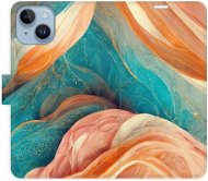iSaprio flip pouzdro Blue and Orange pro iPhone 14 - Phone Cover