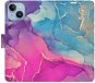 iSaprio flip puzdro Colour Marble 02 pre iPhone 14 - Kryt na mobil