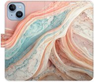 iSaprio flip puzdro Colour Marble pre iPhone 14 - Kryt na mobil