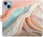 iSaprio flip puzdro Colour Marble pre iPhone 14 - Kryt na mobil