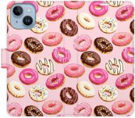 iSaprio flip pouzdro Donuts Pattern 03 pro iPhone 14 - Phone Cover