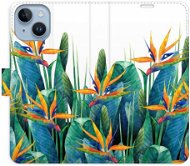 iSaprio flip pouzdro Exotic Flowers 02 pro iPhone 14 - Phone Cover