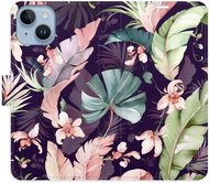 iSaprio flip pouzdro Flower Pattern 08 pro iPhone 14 - Phone Cover