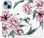 iSaprio flip pouzdro Pink Flowers pro iPhone 14 - Phone Cover