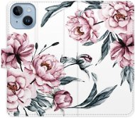 iSaprio flip puzdro Pink Flowers pre iPhone 14 - Kryt na mobil