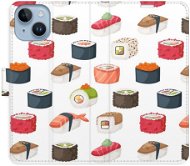 iSaprio flip pouzdro Sushi Pattern 02 pro iPhone 14 - Phone Cover