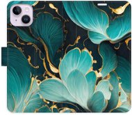 iSaprio flip pouzdro Blue Flowers 02 pro iPhone 14 Plus - Phone Cover