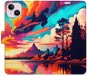iSaprio flip pouzdro Colorful Mountains 02 pro iPhone 14 Plus - Phone Cover