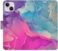 iSaprio flip pouzdro Colour Marble 02 pro iPhone 14 Plus - Phone Cover