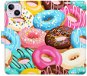 iSaprio flip puzdro Donuts Pattern 02 na iPhone 14 Plus - Kryt na mobil