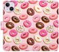 iSaprio flip puzdro Donuts Pattern 03 na iPhone 14 Plus - Kryt na mobil