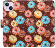 iSaprio Donuts Pattern flip case for iPhone 14 Plus - Phone Cover