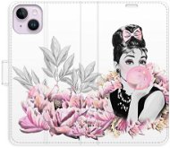 iSaprio flip pouzdro Girl with bubble pro iPhone 14 Plus - Phone Cover
