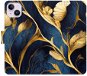 iSaprio flip pouzdro GoldBlue pro iPhone 14 Plus - Phone Cover