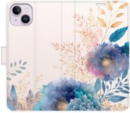 iSaprio flip pouzdro Ornamental Flowers 03 pro iPhone 14 Plus - Phone Cover
