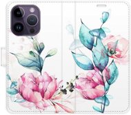 iSaprio flip pouzdro Beautiful Flower pro iPhone 14 Pro - Phone Cover