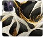 iSaprio flip pouzdro BlackGold Marble pro iPhone 14 Pro - Phone Cover