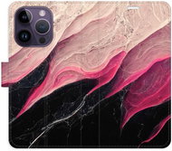 iSaprio flip pouzdro BlackPink Marble pro iPhone 14 Pro - Phone Cover