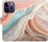 iSaprio flip pouzdro Colour Marble pro iPhone 14 Pro - Phone Cover