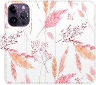 iSaprio flip pouzdro Ornamental Flowers pro iPhone 14 Pro - Phone Cover
