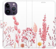 iSaprio flip case Pink Flowers 03 for iPhone 14 Pro - Phone Cover