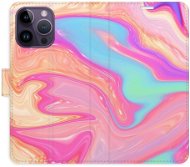 iSaprio flip pouzdro Abstract Paint 07 pro iPhone 14 Pro Max - Phone Cover