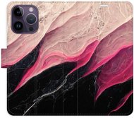 iSaprio flip pouzdro BlackPink Marble pro iPhone 14 Pro Max - Phone Cover