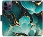iSaprio flip pouzdro Blue Flowers 02 pro iPhone 14 Pro Max - Phone Cover