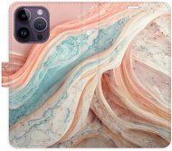 iSaprio flip puzdro Colour Marble na iPhone 14 Pro Max - Kryt na mobil