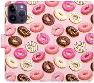 iSaprio flip pouzdro Donuts Pattern 03 pro iPhone 14 Pro Max - Phone Cover