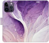iSaprio flip pouzdro Purple Paint pro iPhone 14 Pro Max - Phone Cover